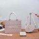 Pink Casual Daily Letters Zipper Bags