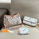 White Casual Daily Letters Chains Bags
