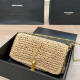 Yellow Casual Daily Letters Weave Bags