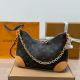 Yellow Brown Casual Daily Letters Zipper Bags