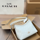 White Casual Letters Zipper Bags