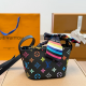 Black Casual Daily Letters Zipper Bags