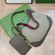 Brown Casual Daily Letters Patchwork Bags