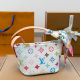 White Casual Daily Letters Zipper Bags