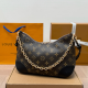 Brown Casual Daily Letters Zipper Bags