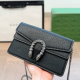 Matte Black Casual Daily Letters Chains Bags