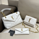 White Casual Daily Letters Chains Bags