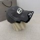 Grey Casual Letters Patchwork Hat