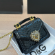 Black Casual Daily Letters Metal Accessories Trim Chains Bags