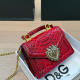 Red Casual Daily Letters Metal Accessories Trim Chains Bags