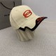 Khaki Casual Letters Patchwork Hat