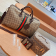 Brown Casual Daily Letters Zipper Bags