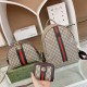 Brown Casual Daily Letters Zipper Bags