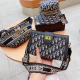 Black Casual Daily Letters Zipper Bags