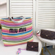 Colour Casual Daily Letters Patchwork Bags