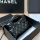 Black Casual Daily Letters Bags