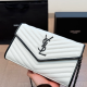 White Casual Daily Letters Chains Bags