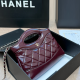 Burgundy Casual Daily Letters Bags