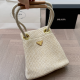 Cream White Casual Daily Letters Patchwork Bags