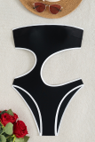 Black Sexy Hollow Out Swimwears