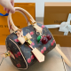 Brown Casual Daily Letters Zipper Bags