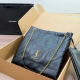 Black Casual Daily Letters Chains Bags