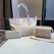 Apricot Casual Daily Letters Chains Bags