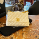 White Casual Daily Letters Patchwork Bags