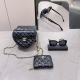 Black Casual Daily Letters Chains Bags