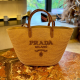 Dark Brown Casual Daily Letters Weave Bags