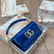 Blue Casual Daily Letters Chains Bags
