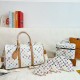 White Casual Daily Letters Zipper Bags