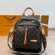 Yellow Brown Casual Daily Letters Zipper Bags