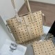 Khaki Casual Daily Letters Zipper Bags