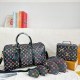 Black Casual Daily Letters Zipper Bags