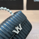 Black Casual Daily Letters Chains Bags