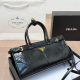 Black Casual Daily Letters Zipper Bags