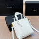 White Casual Daily Letters Patchwork Bags