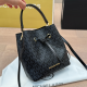 Black Casual Daily Letters Patchwork Bags