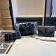 Black Casual Daily Letters Chains Bags