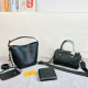 Black Casual Daily Letters Patchwork Bags