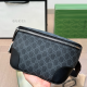 Black Casual Daily Letters Zipper Bags