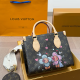 Blue Pink Casual Daily Print Patchwork Bags