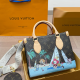Blue Casual Daily Print Patchwork Bags