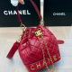 Red Casual Daily Letters Chains Bags