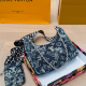 Cowboy Black Casual Daily Letters Chains Zipper Bags