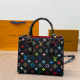 Black Casual Daily Colorblock Patchwork Bags