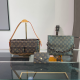 Brown Casual Daily Letters Chains Bags