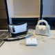 White Casual Daily Letters Chains Bags