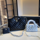 Black And White Casual Daily Letters Patchwork Bags
